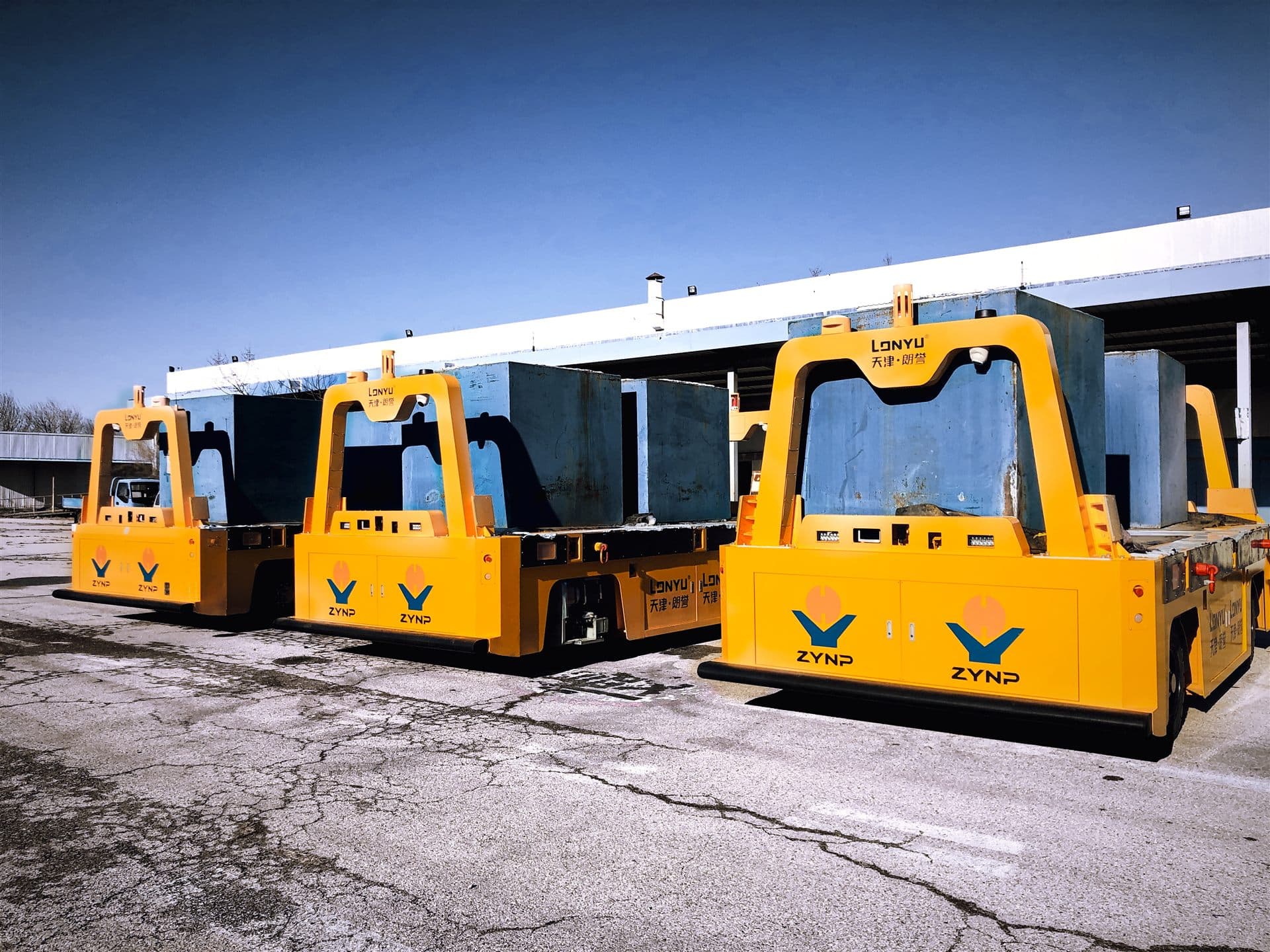 Ağır yük taşıyan Lonyu AGV platformları